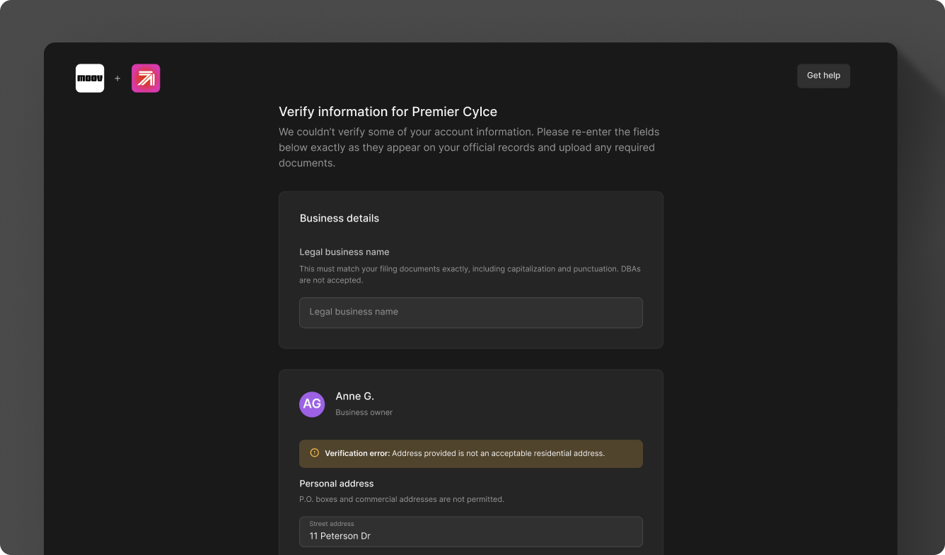 Resolution link notice