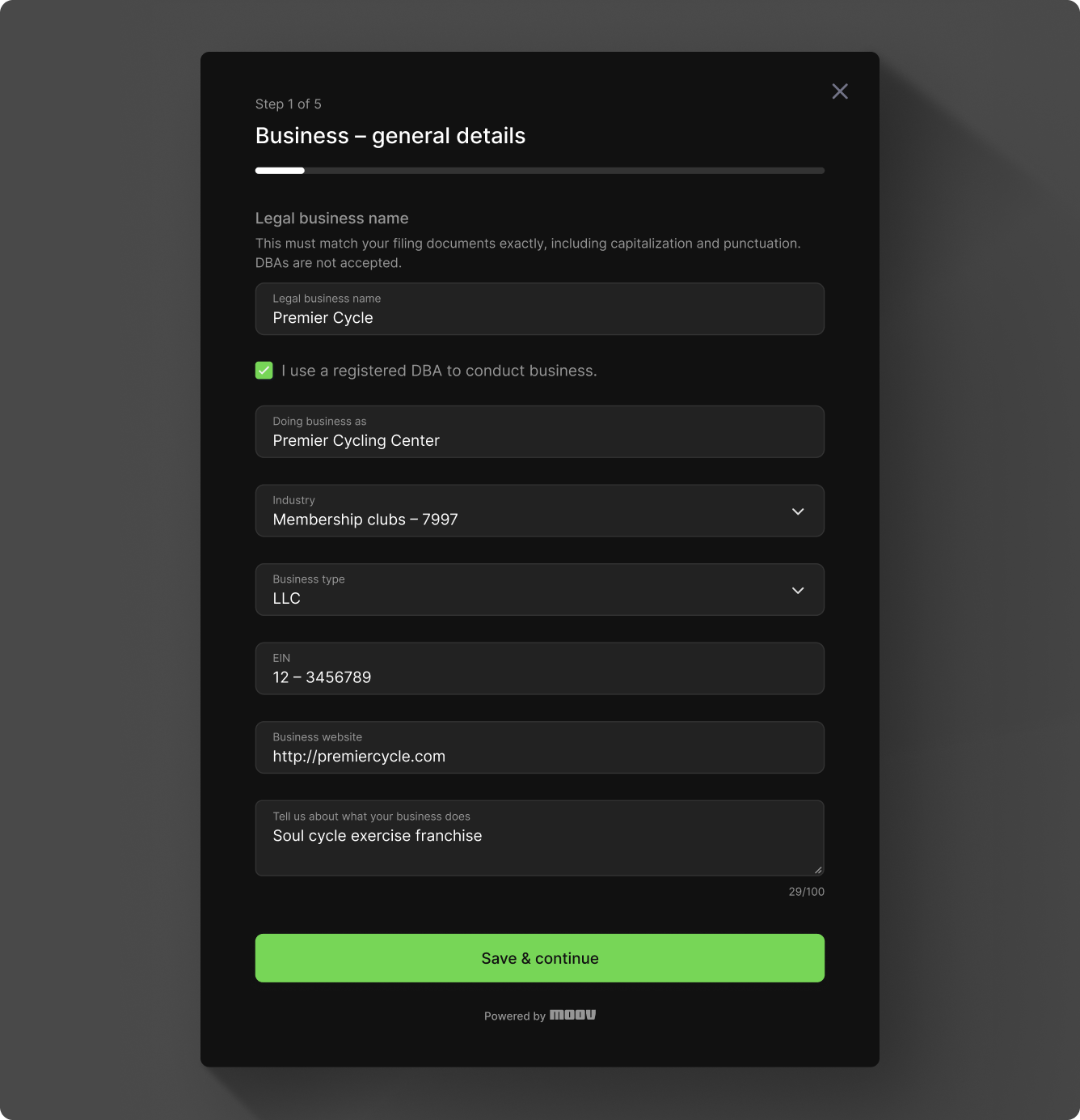 Onboarding Drop screen