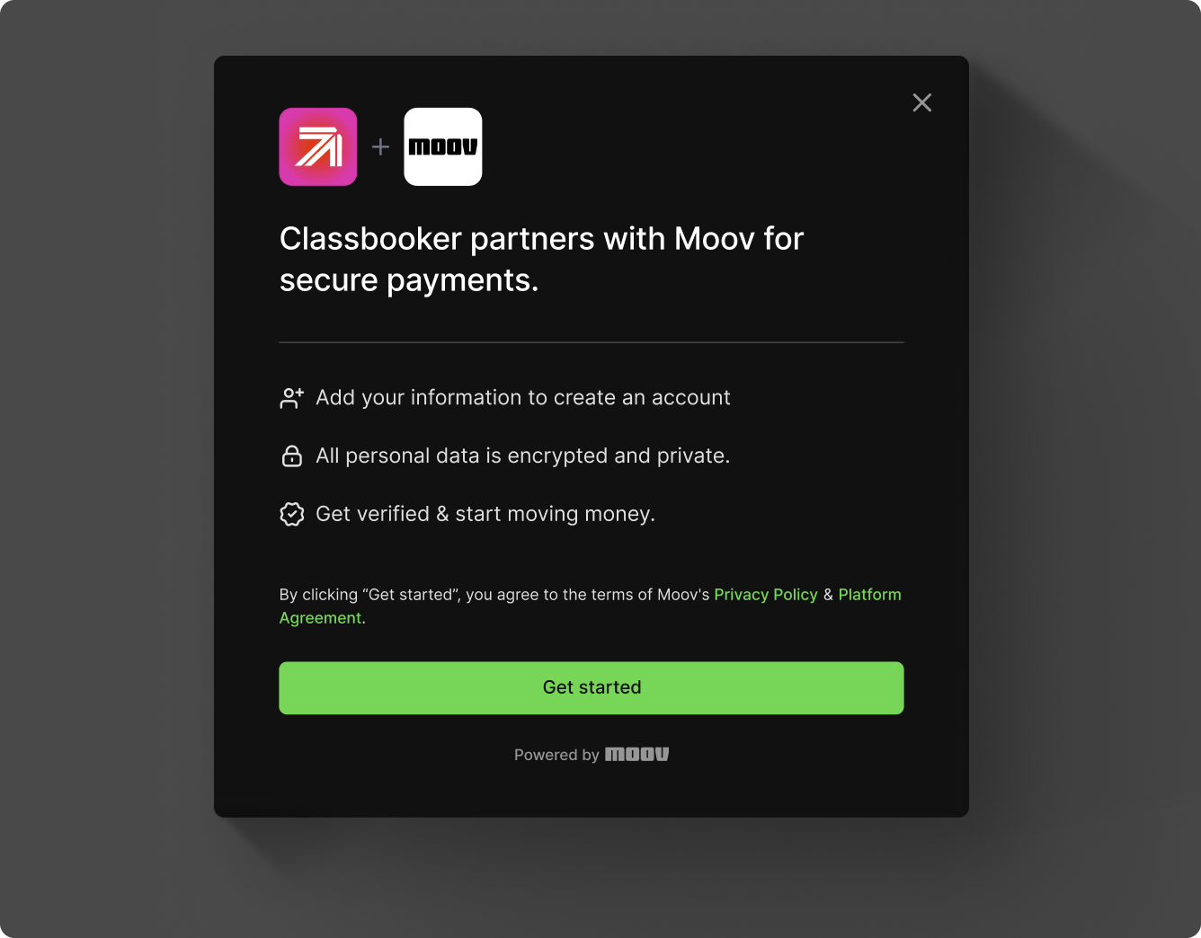 Onboarding Drop screen